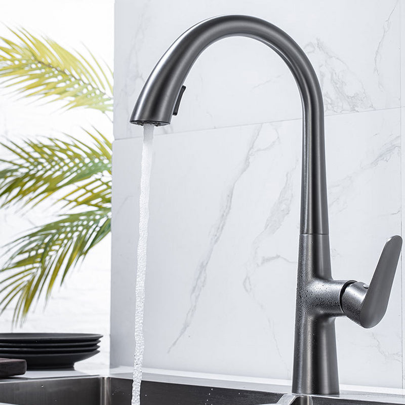 Single Handle Kitchen Faucet Pull Down Faucet with Pull out Sprayer