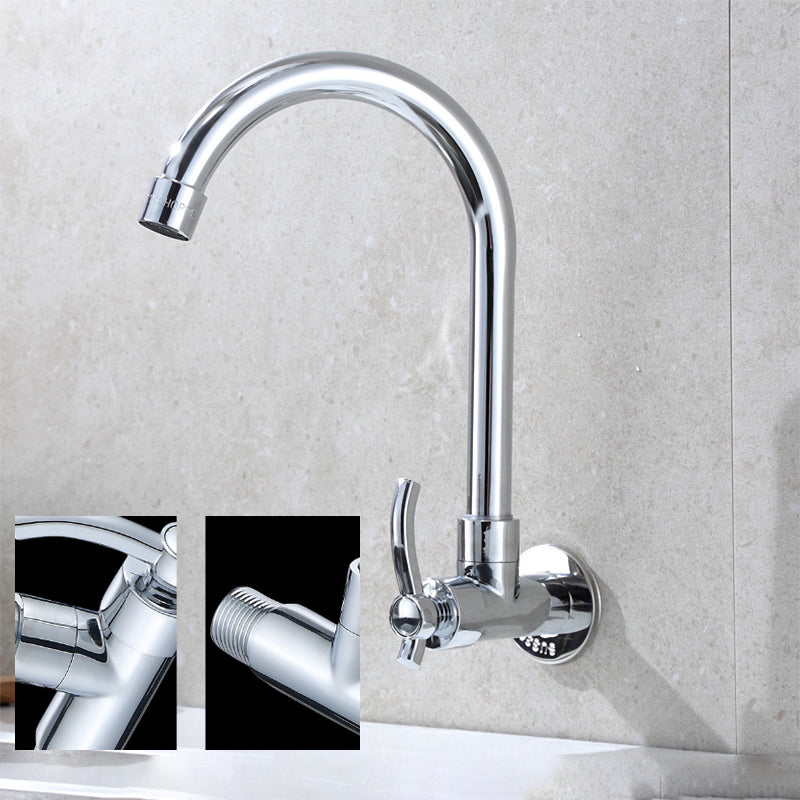 Modern Pull Down One Handle Wall-mounted Pot Filler Low Profile Bar Faucet