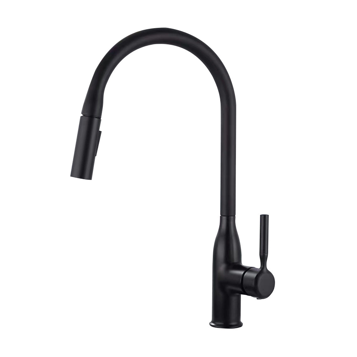 Modern Copper Kitchen Sink Faucet Single Handle High Arc Kitchen Faucet