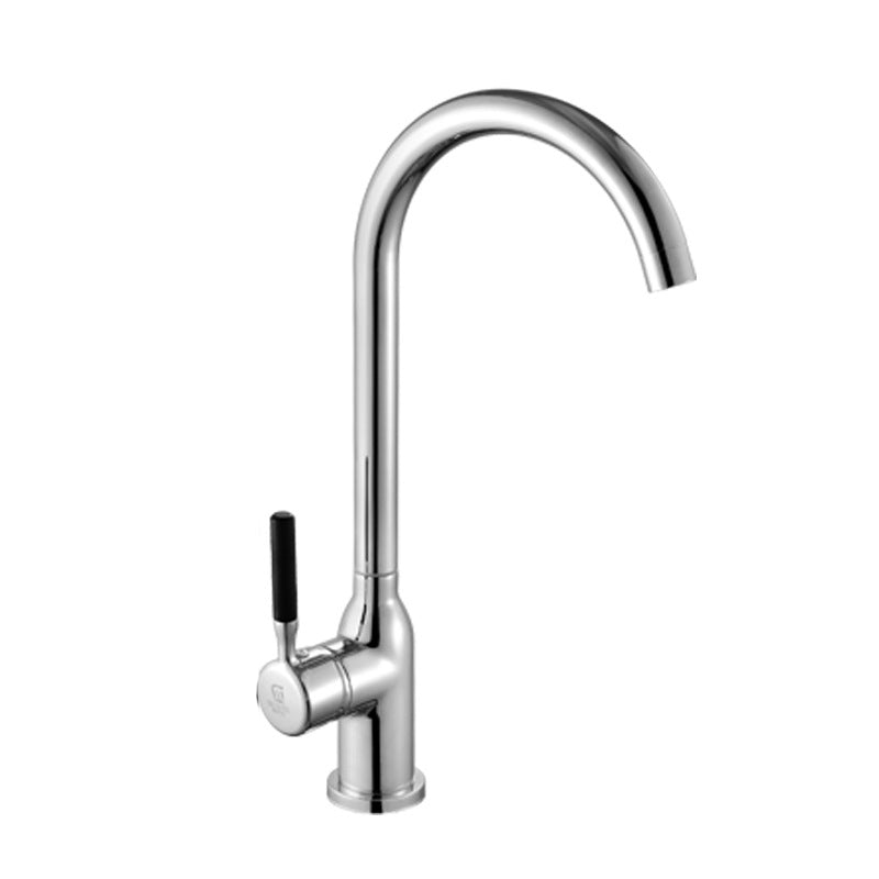 Modern Kitchen Bar Faucet 304 Stainless Steel Lever Handles High Arch Kitchen Faucet