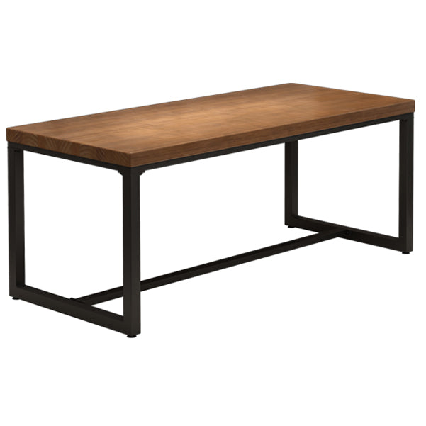 Industrial Wood Computer Desk Rectangular Natural Office Desk