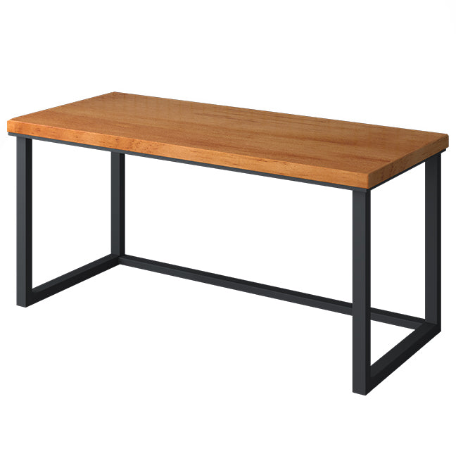 Rectangular Solid Wood Writing Desk Industrial Natural Office Desk