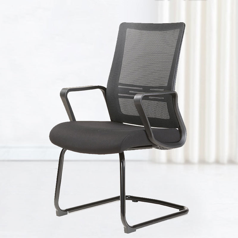 Mesh Armrest Desk Chair No Distressing Black Frame Office Chair