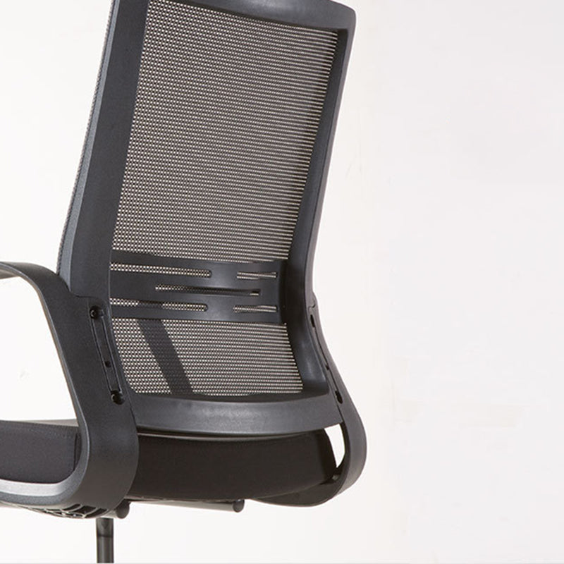 Mesh Armrest Desk Chair No Distressing Black Frame Office Chair