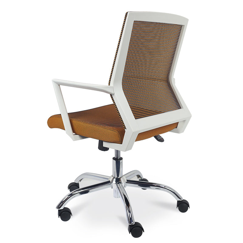 Modern Ergonomic Mesh Task Chair Office Fixed Arms Swivel Chair