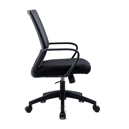 Modern Ergonomic Mesh Task Chair Office Fixed Arms Swivel Chair