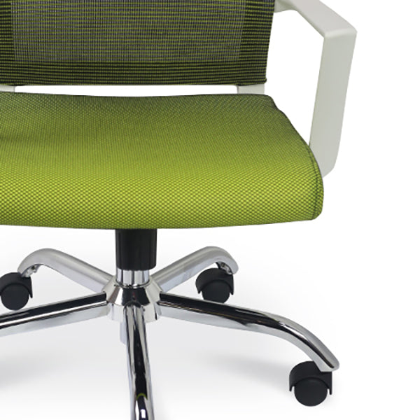 Modern Ergonomic Mesh Task Chair Office Fixed Arms Swivel Chair