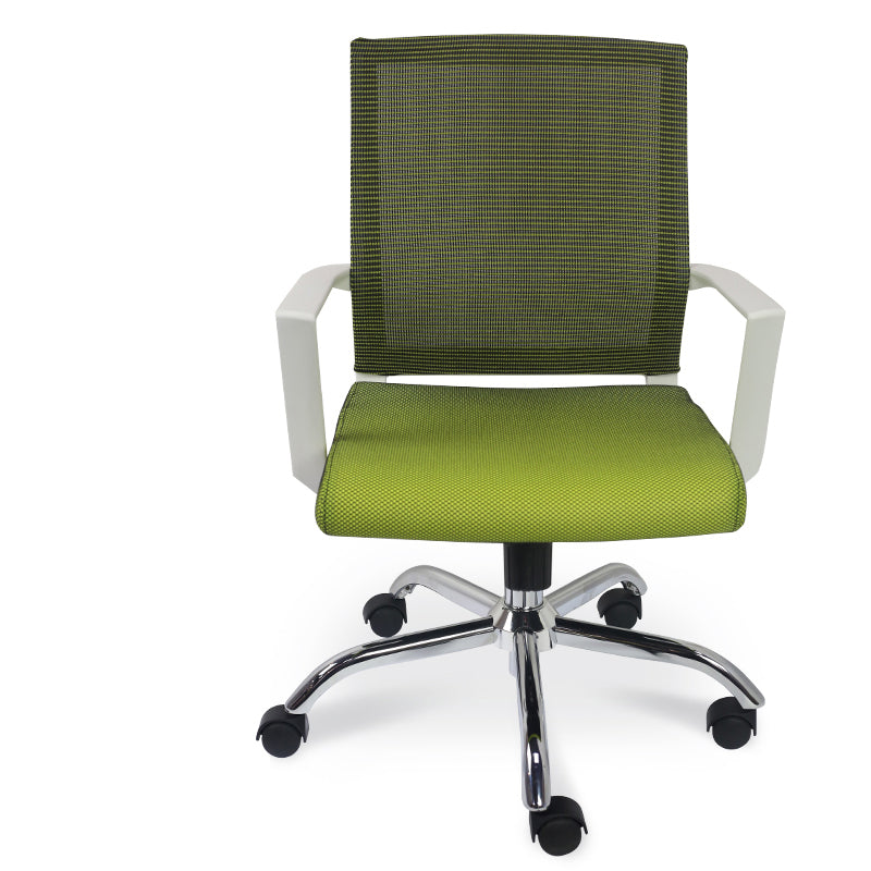 Modern Ergonomic Mesh Task Chair Office Fixed Arms Swivel Chair