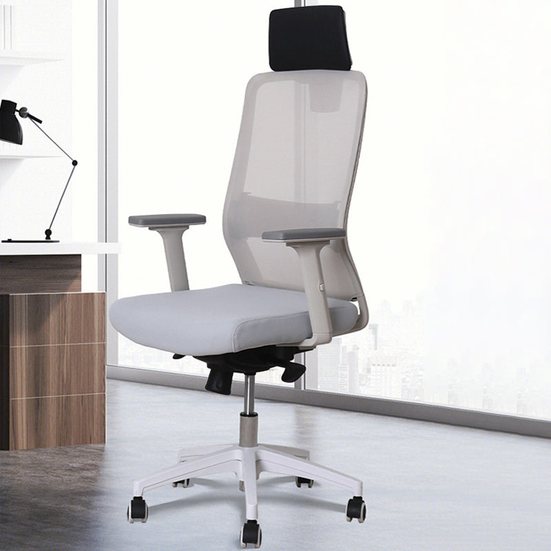 Modern Desk Chair Mesh Ergonomic Conference Chair Mid-Back Chair with Wheels