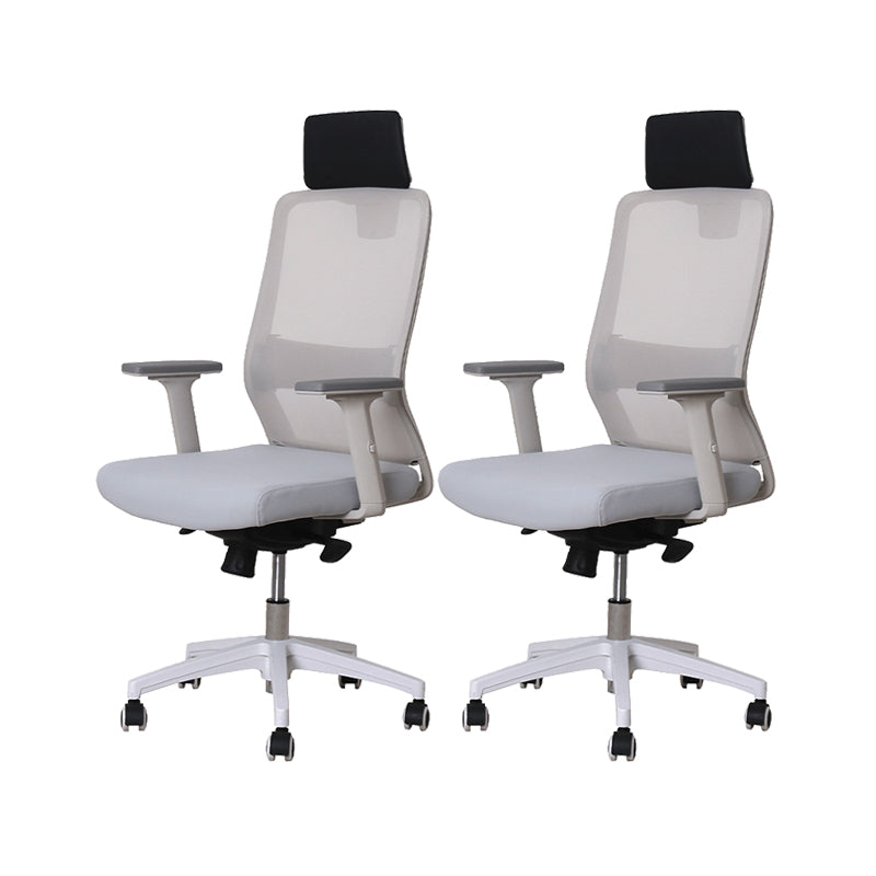 Modern Desk Chair Mesh Ergonomic Conference Chair Mid-Back Chair with Wheels