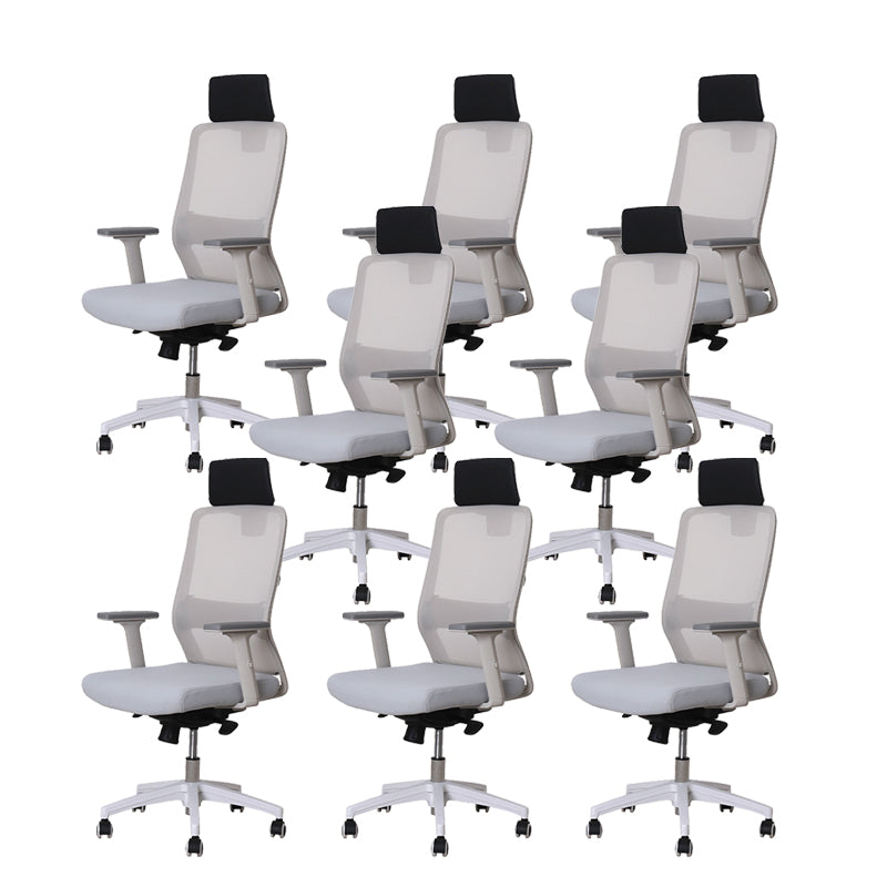 Modern Desk Chair Mesh Ergonomic Conference Chair Mid-Back Chair with Wheels