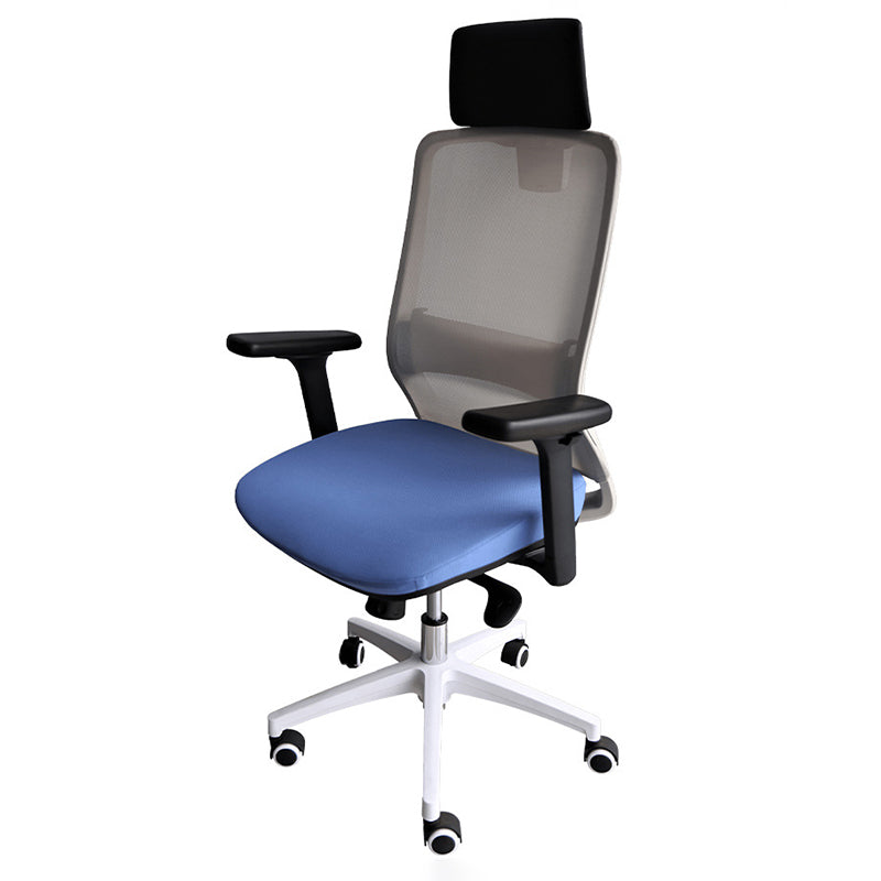 Modern Desk Chair Mesh Ergonomic Conference Chair Mid-Back Chair with Wheels