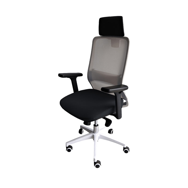 Modern Desk Chair Mesh Ergonomic Conference Chair Mid-Back Chair with Wheels