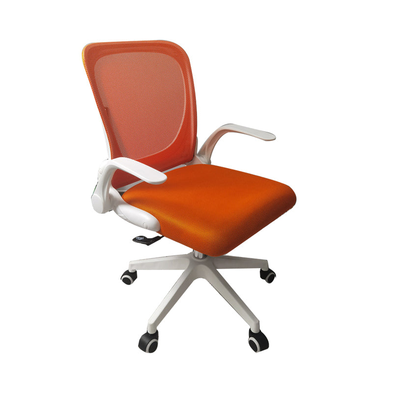 Modern Desk Chair Mesh Conference Chair Mid-Back Chair with Wheels