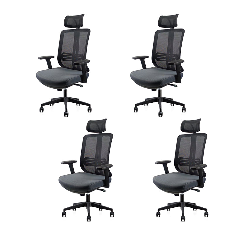 Modern Desk Chair Mesh Conference Chair Mid/High-Back Chair with Wheels