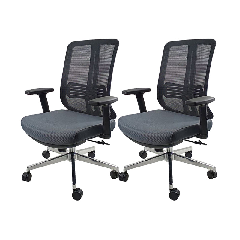 Modern Desk Chair Mesh Conference Chair Mid/High-Back Chair with Wheels