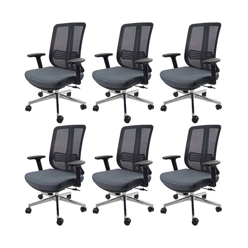 Modern Desk Chair Mesh Conference Chair Mid/High-Back Chair with Wheels