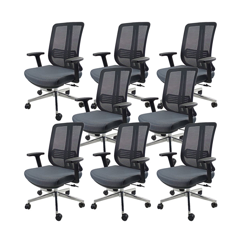 Modern Desk Chair Mesh Conference Chair Mid/High-Back Chair with Wheels