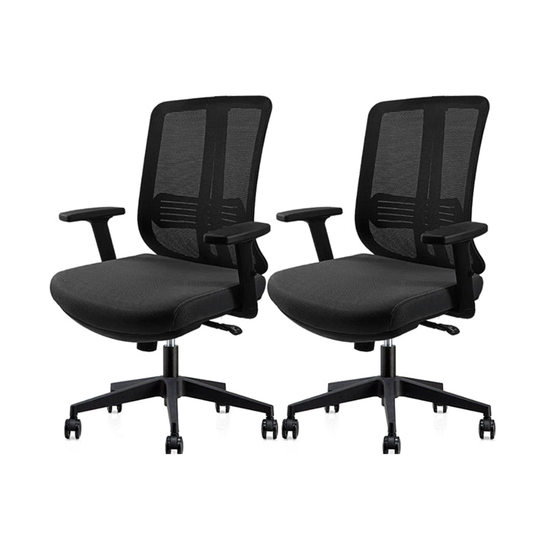 Modern Desk Chair Mesh Conference Chair Mid/High-Back Chair with Wheels