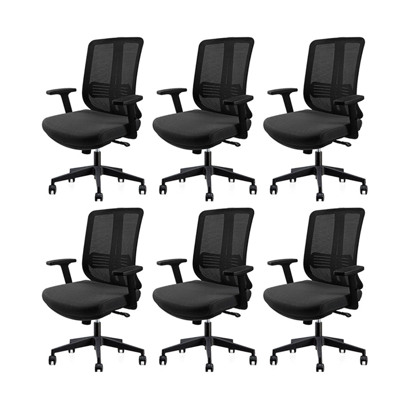 Modern Desk Chair Mesh Conference Chair Mid/High-Back Chair with Wheels