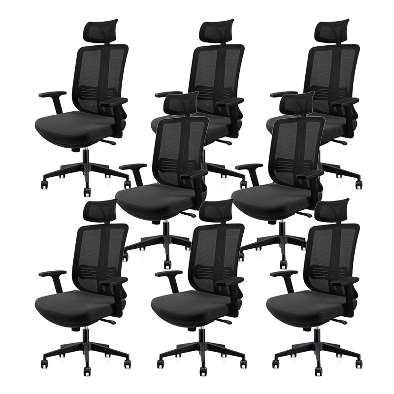 Modern Desk Chair Mesh Conference Chair Mid/High-Back Chair with Wheels