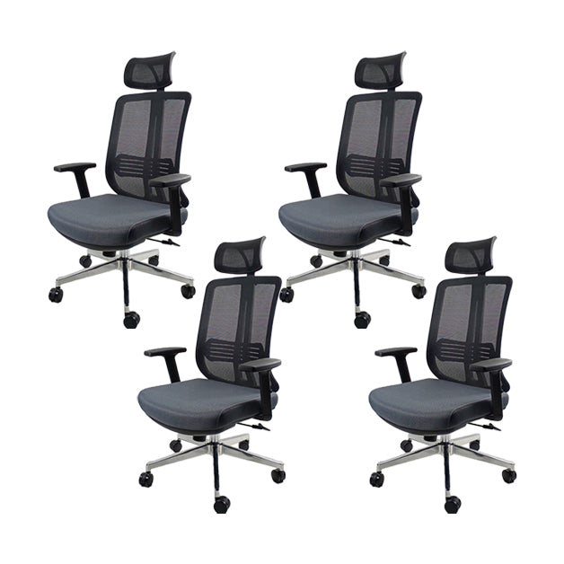 Modern Desk Chair Mesh Conference Chair Mid/High-Back Chair with Wheels