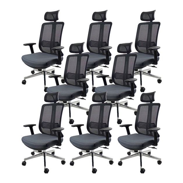 Modern Desk Chair Mesh Conference Chair Mid/High-Back Chair with Wheels