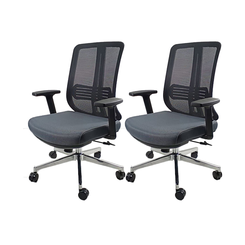 Modern Desk Chair Mesh Conference Chair Mid/High-Back Chair with Wheels