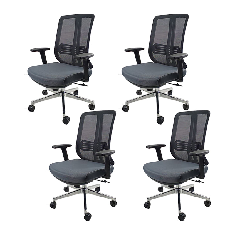 Modern Desk Chair Mesh Conference Chair Mid/High-Back Chair with Wheels