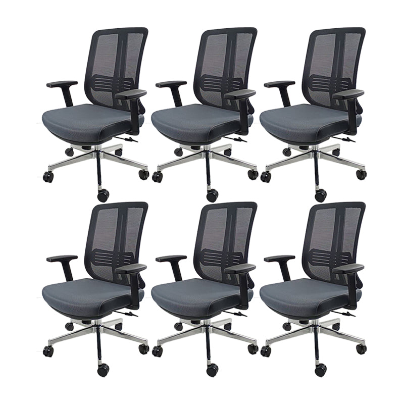 Modern Desk Chair Mesh Conference Chair Mid/High-Back Chair with Wheels