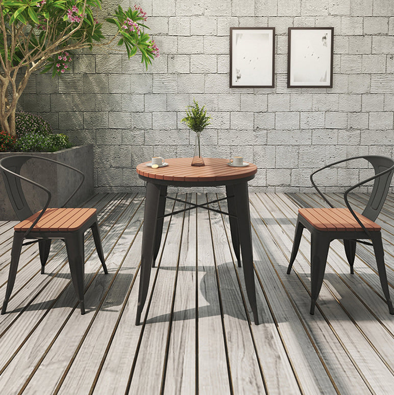 Industrial Style 1/2/3/4/5 Pieces Dining Set Reclaimed Wood Dining Table Set