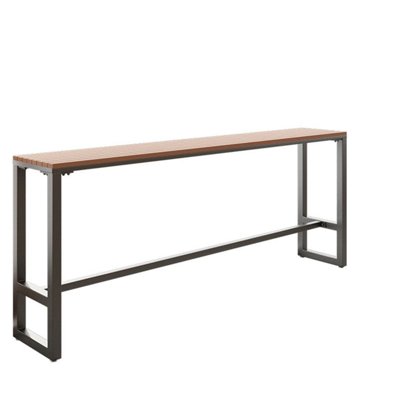 Industrial Artificial Wood Bar Table Set 1/2/5 Pieces Counter Table Set for Outdoor