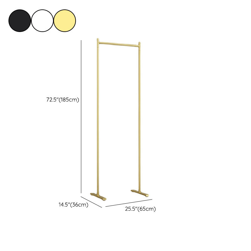 Industrial Minimalist Style Coat Rack Pure Color Metallic Free Standing Coat Rack