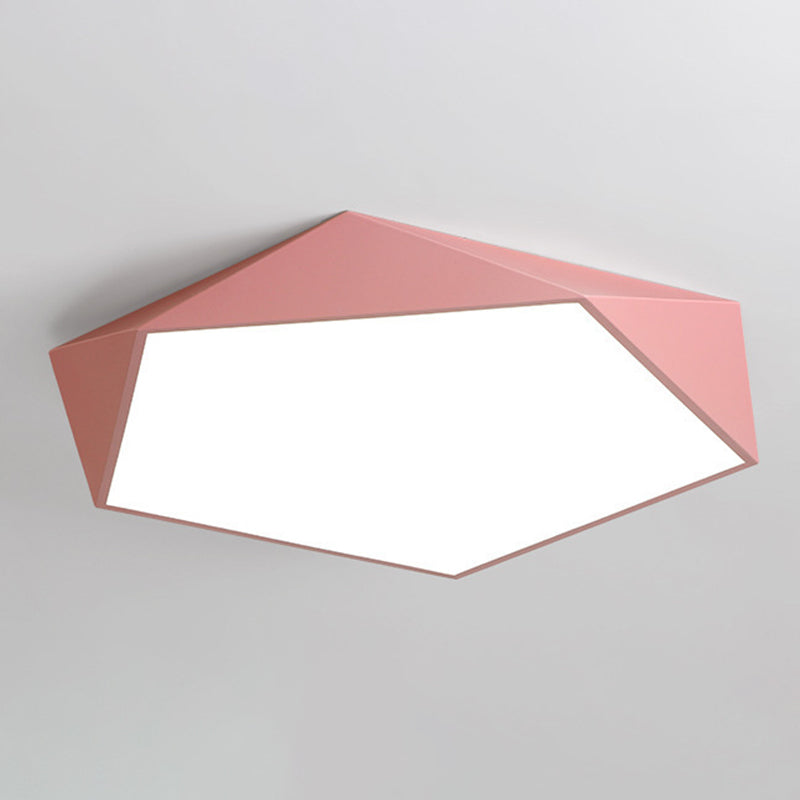 Geometric Flush Mount Contemporary Metal Flush Ceiling Light Fixture