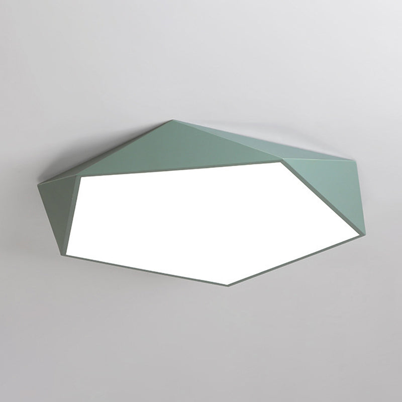 Geometric Flush Mount Contemporary Metal Flush Ceiling Light Fixture