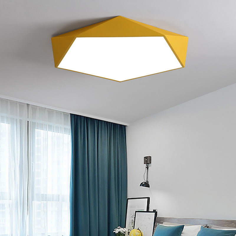 Geometric Flush Mount Contemporary Metal Flush Ceiling Light Fixture