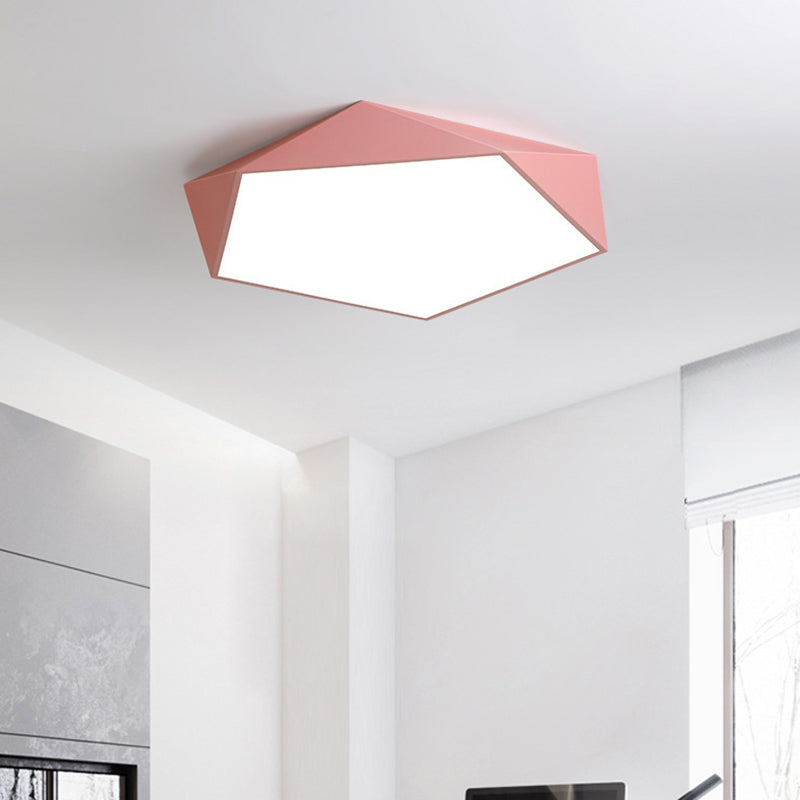 Geometric Flush Mount Contemporary Metal Flush Ceiling Light Fixture