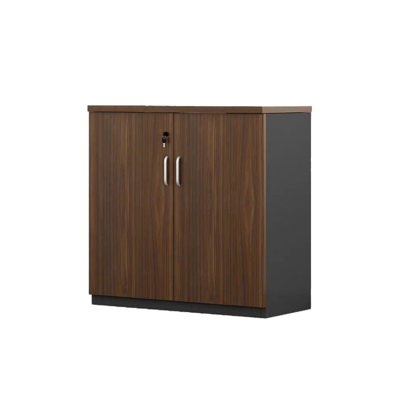 Nordic Style File Cabinets Solid Wood Horizontal File Cabinet with Key Lock