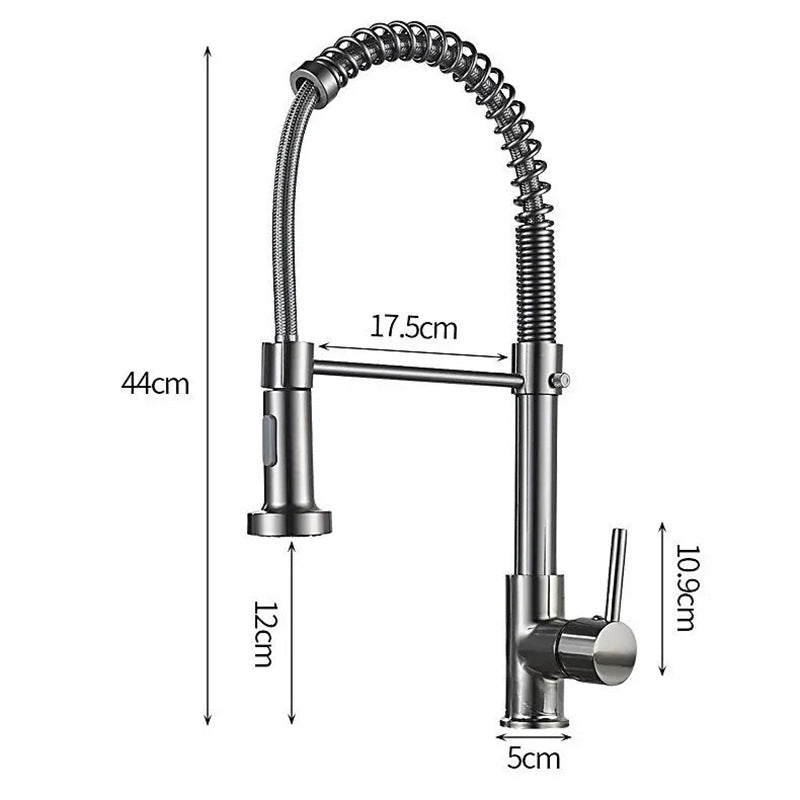 Modern Farmhouse Spring Spout Water Filler One Handle High Arch Kitchen Standard Faucet