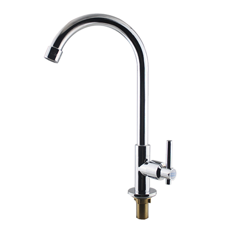 Modern Bridge Kitchen Faucet Stainless Steel Lever Handles High Arch Kitchen Faucet