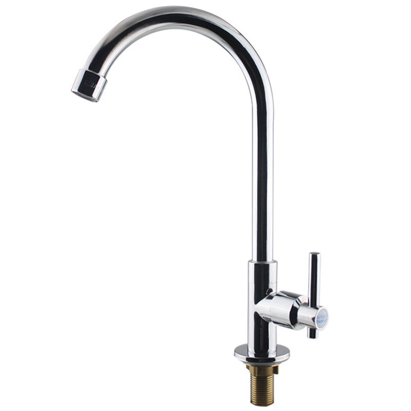 Modern Bridge Kitchen Faucet Stainless Steel Lever Handles High Arch Kitchen Faucet