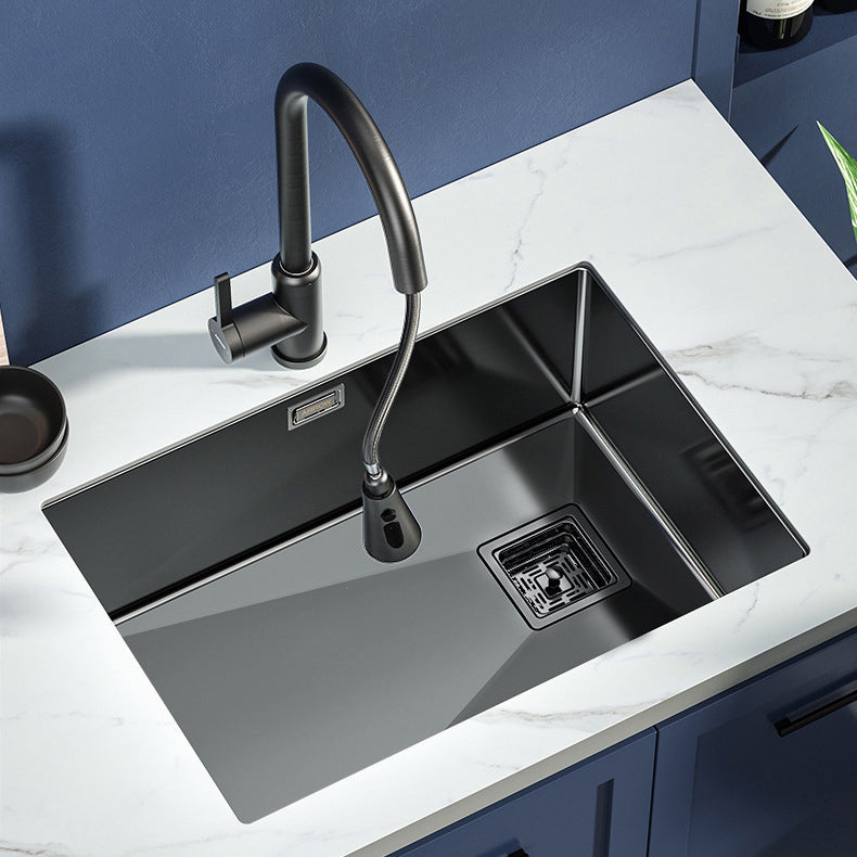 Modern Prep Station Sink Stainless Steel with Drain Assembly Undermount Kitchen Sink Only