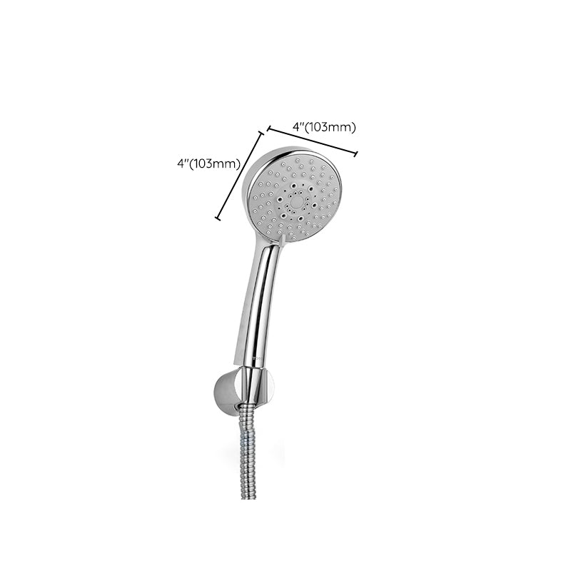 Contemporary Shower Head Round Handheld Shower Head in Bathroom