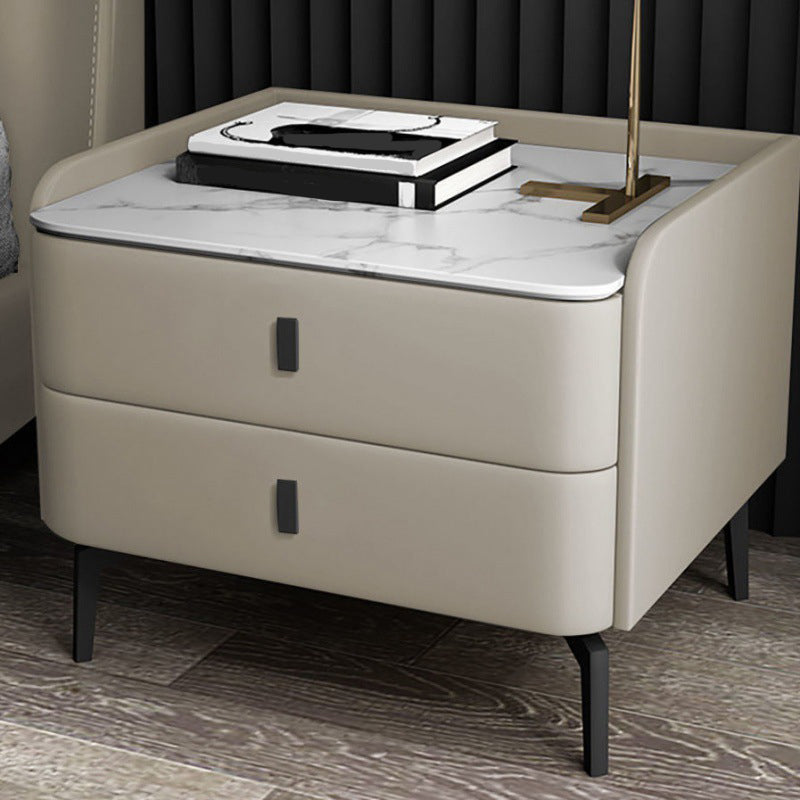 Contemporary Nightstand Contemporary Bed Nightstand with Drawers