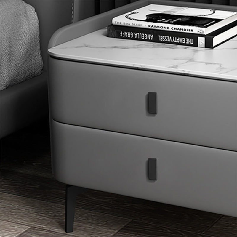 Contemporary Nightstand Contemporary Bed Nightstand with Drawers