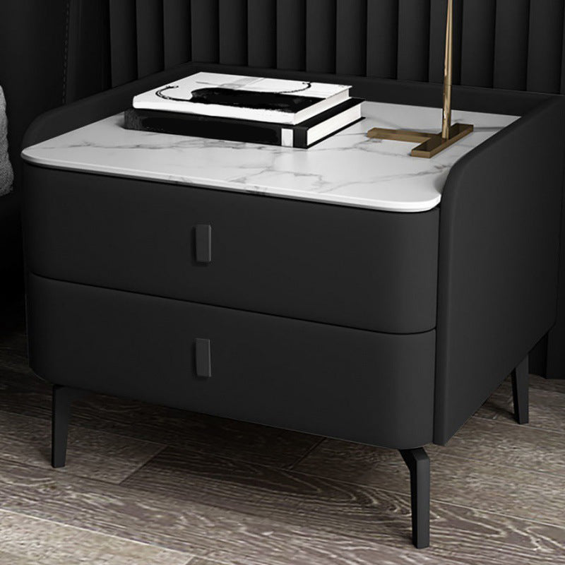 Contemporary Nightstand Contemporary Bed Nightstand with Drawers