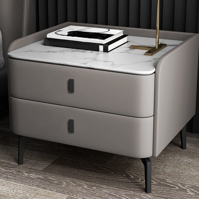 Contemporary Nightstand Contemporary Bed Nightstand with Drawers