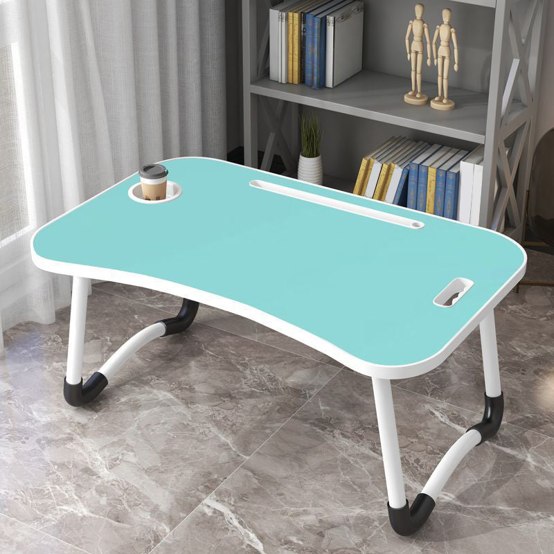 Modern Wood Writing Desk Floating Floating 15.75" W Laptop Table with Sled Base