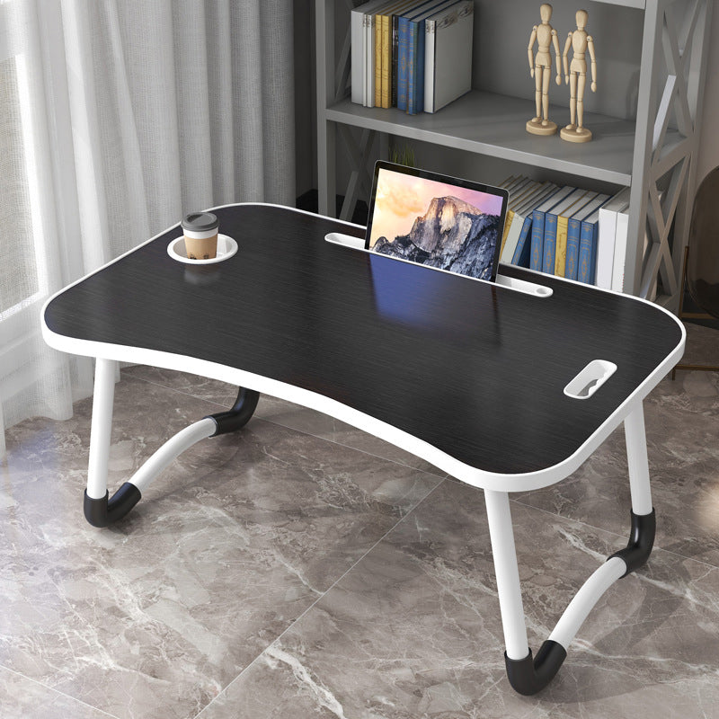 Modern Wood Writing Desk Floating Floating 15.75" W Laptop Table with Sled Base