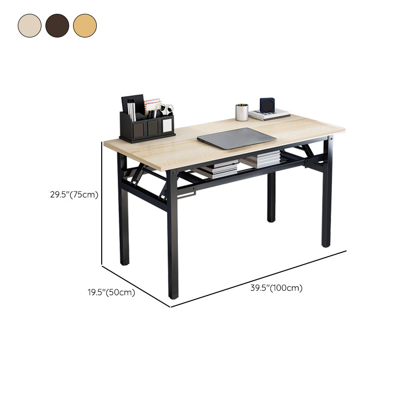 23" Wide Contemporary Writing Desk Rectangular Wooden Computer Desk